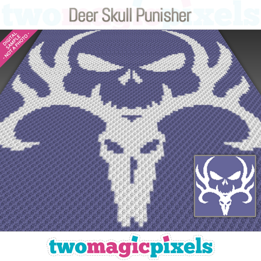 Deer Skull Punisher by Two Magic Pixels