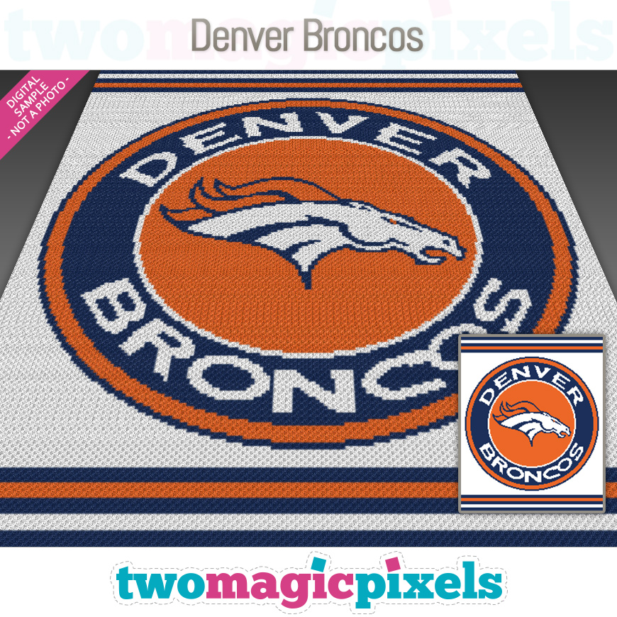 Denver Broncos by Two Magic Pixels