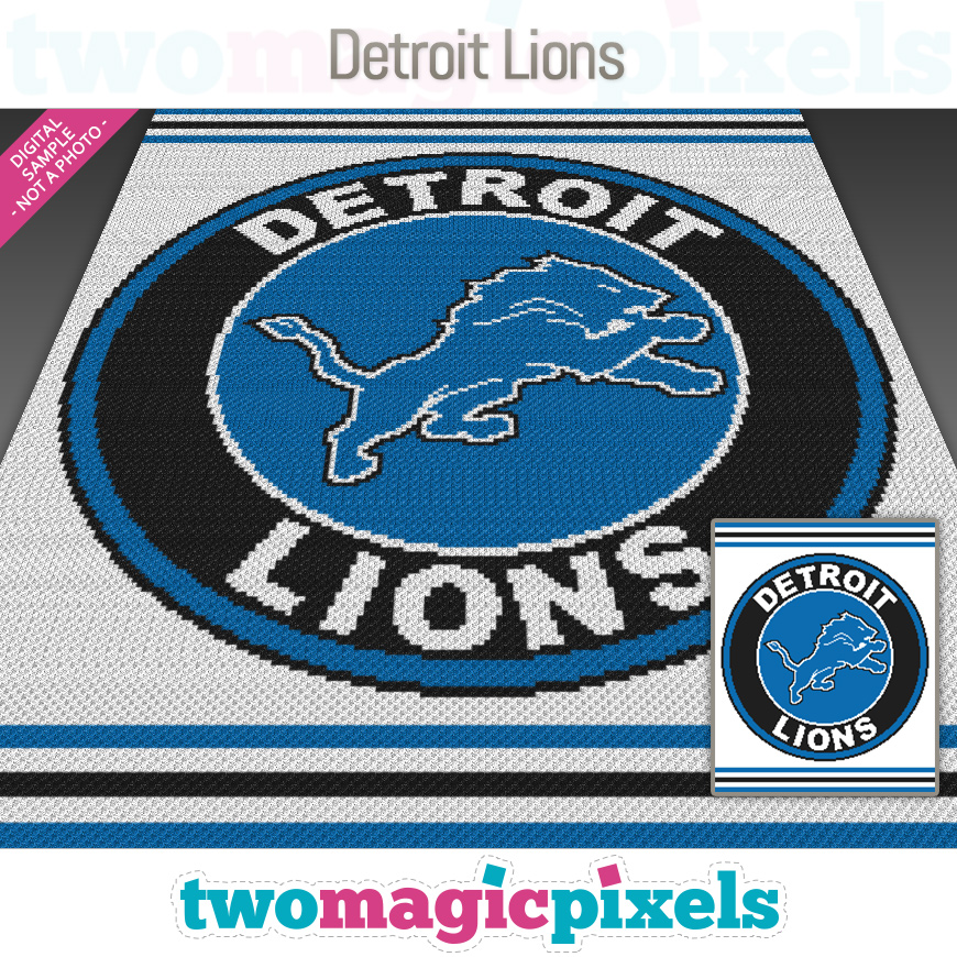 Detroit Lions by Two Magic Pixels