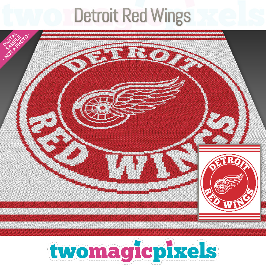 Detroit Red Wings by Two Magic Pixels