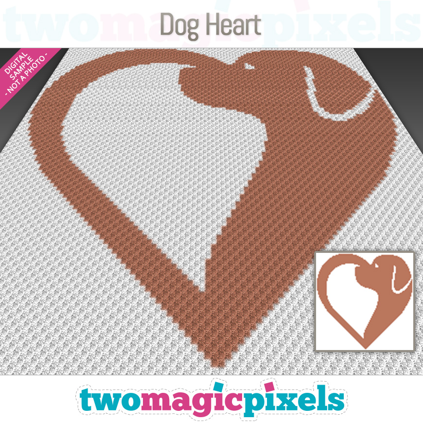 Dog Heart by Two Magic Pixels