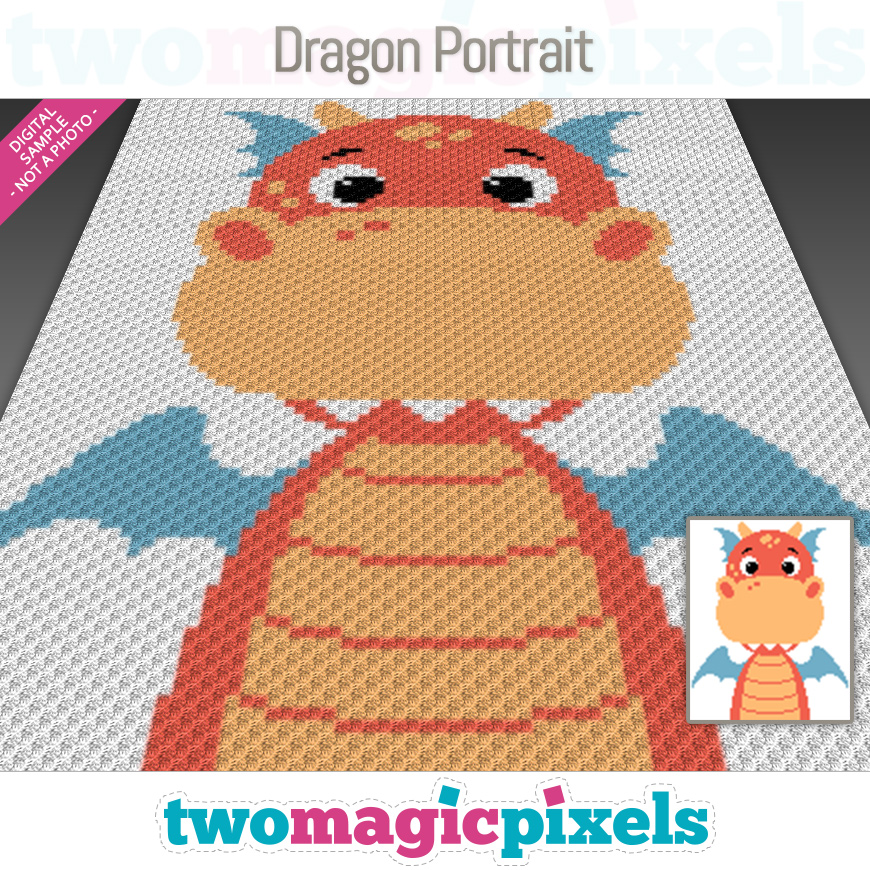 Dragon Portrait by Two Magic Pixels