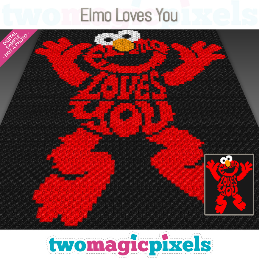 Elmo Loves You by Two Magic Pixels