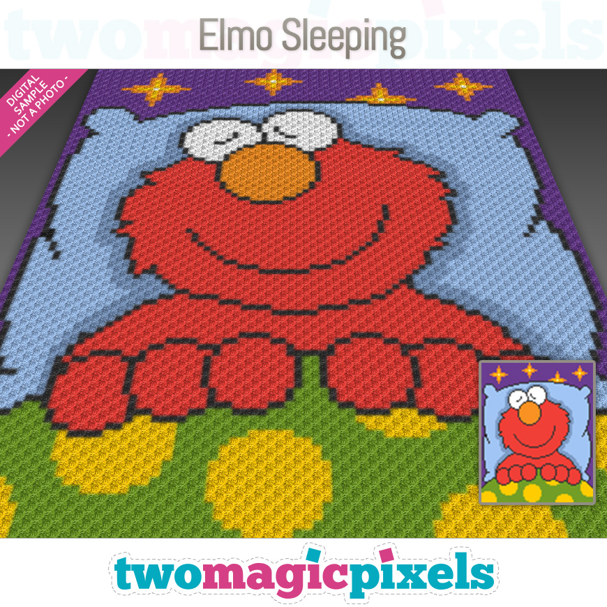 Elmo Sleeping by Two Magic Pixels