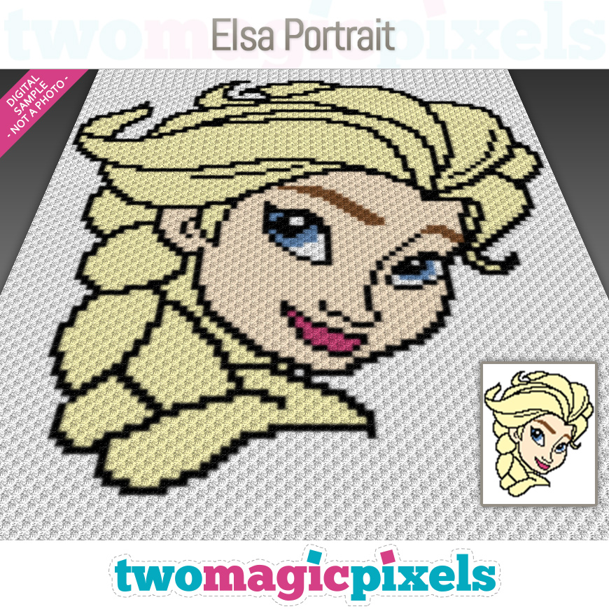 Elsa Portrait by Two Magic Pixels