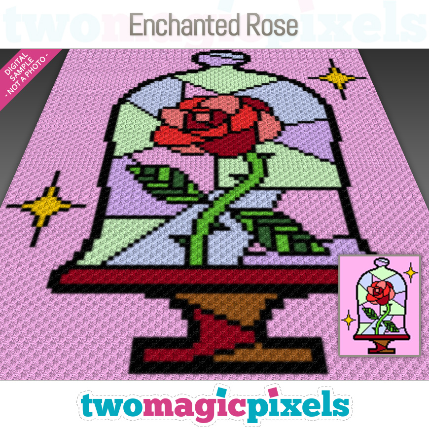 Enchanted Rose by Two Magic Pixels