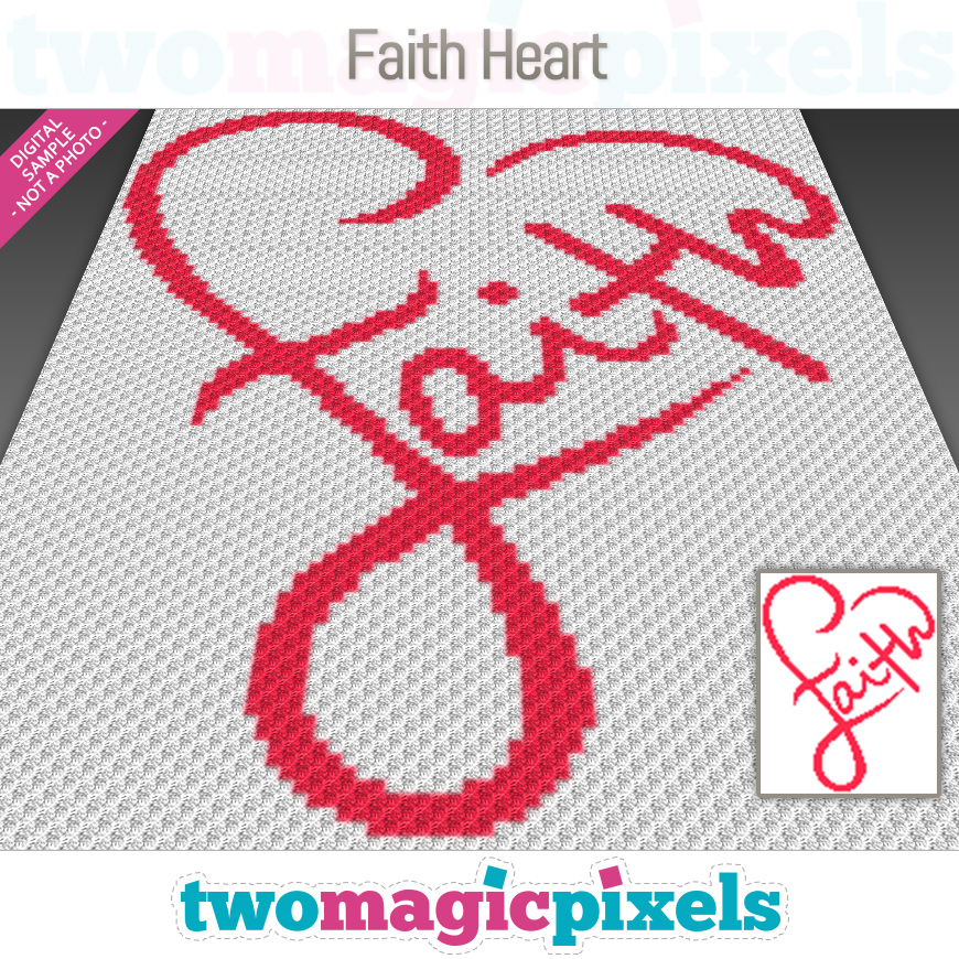Faith Heart by Two Magic Pixels