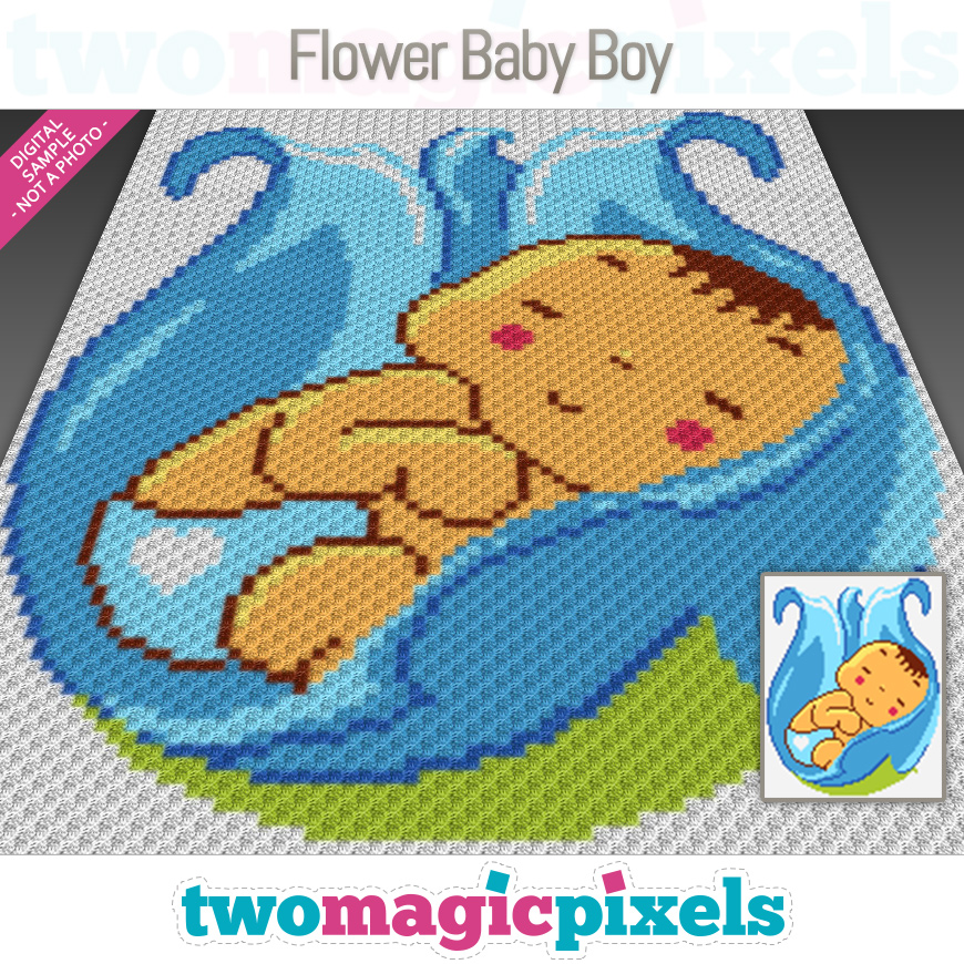 Flower Baby Boy by Two Magic Pixels