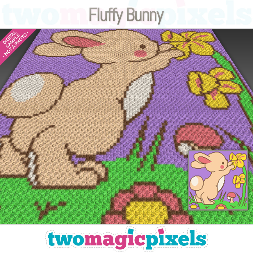 Fluffy Bunny by Two Magic Pixels