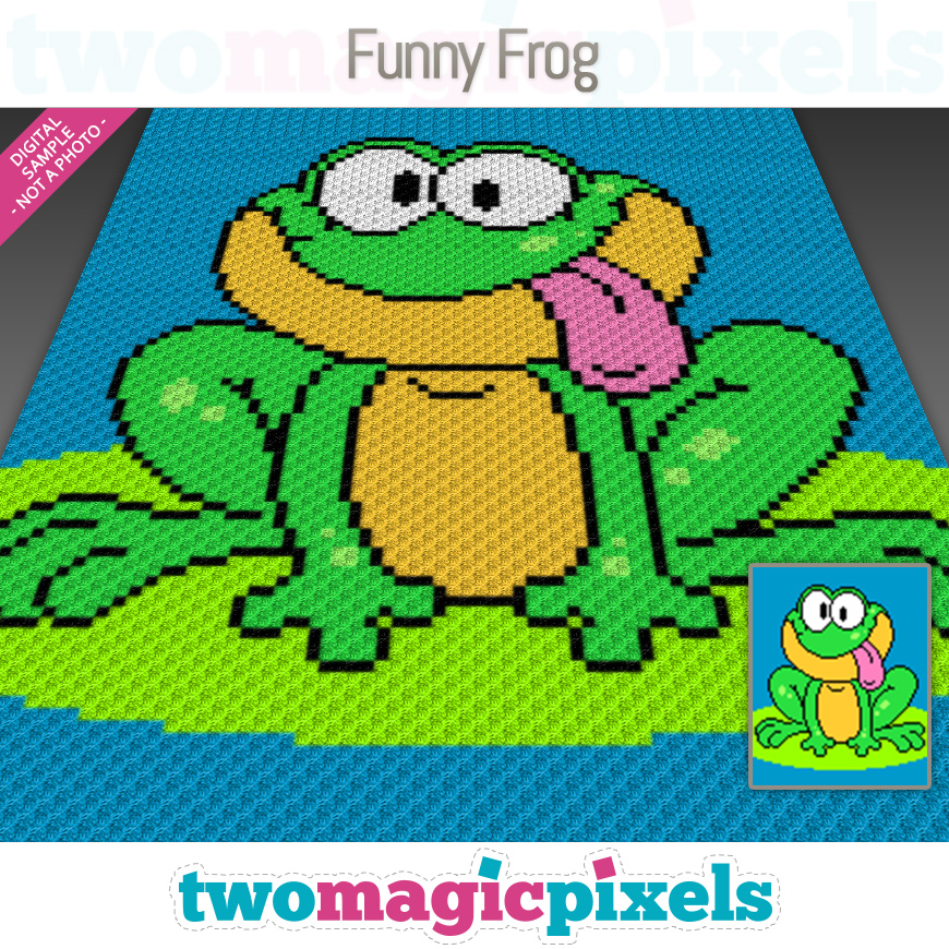Funny Frog by Two Magic Pixels