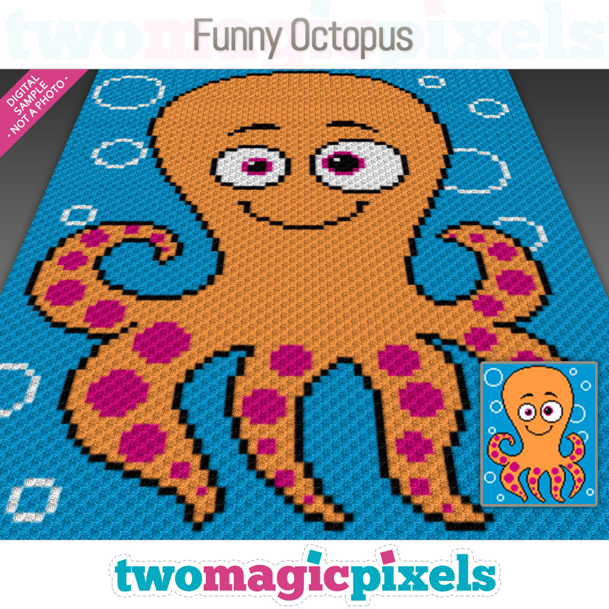 Funny Octopus by Two Magic Pixels