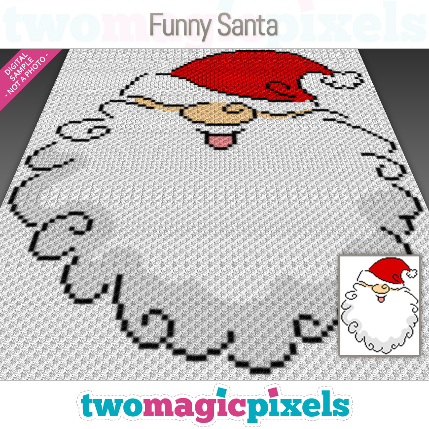 Funny Santa by Two Magic Pixels