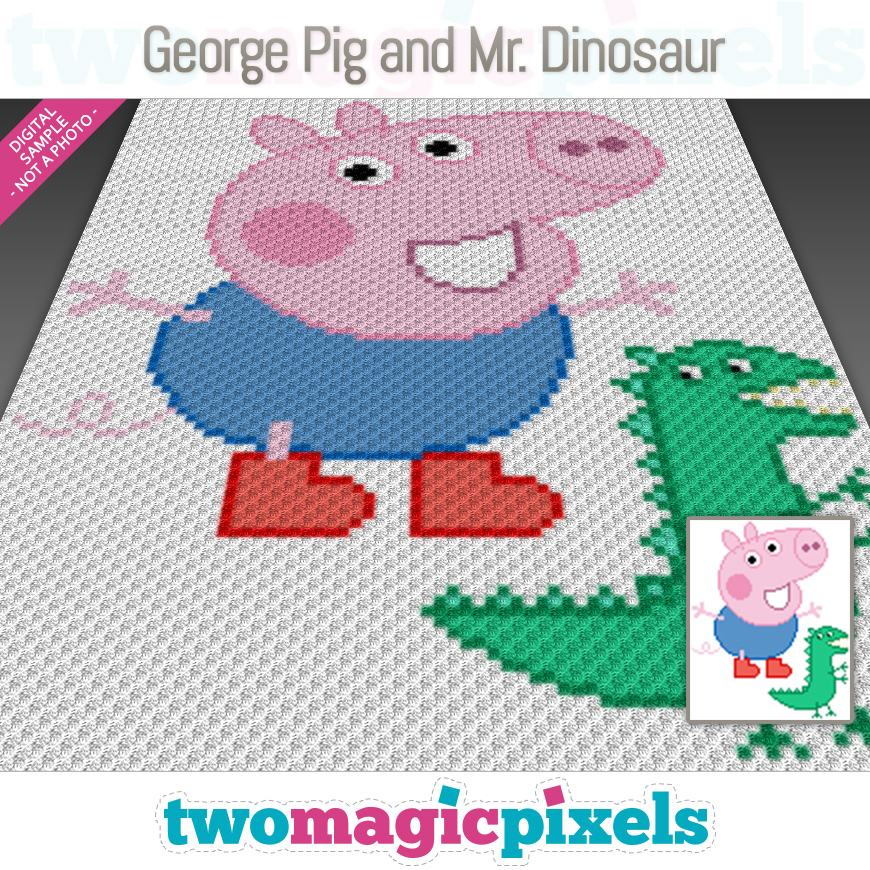 George Pig and Mr. Dinosaur by Two Magic Pixels