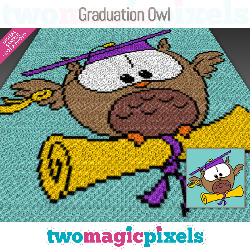 Graduation Owl by Two Magic Pixels