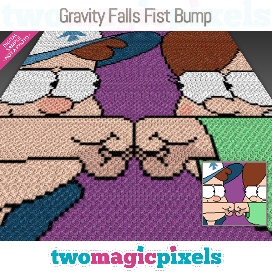 Gravity Falls Fist Bump by Two Magic Pixels