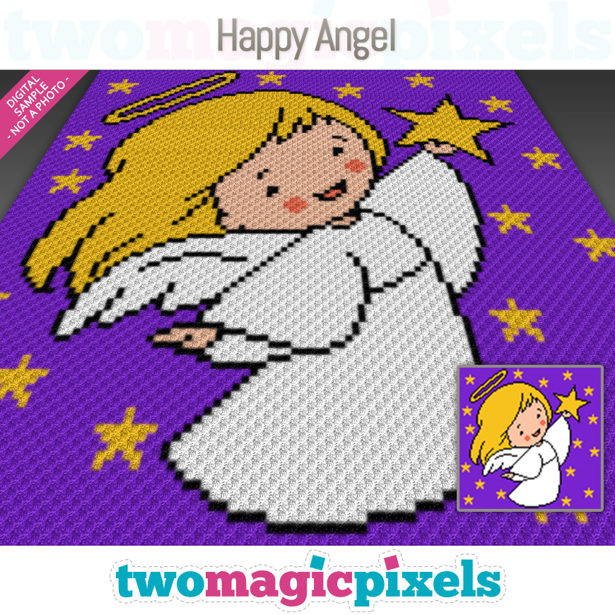 Happy Angel by Two Magic Pixels