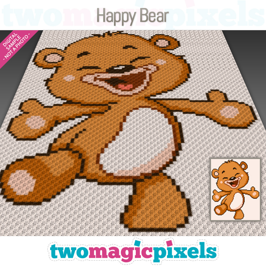 Happy Bear by Two Magic Pixels