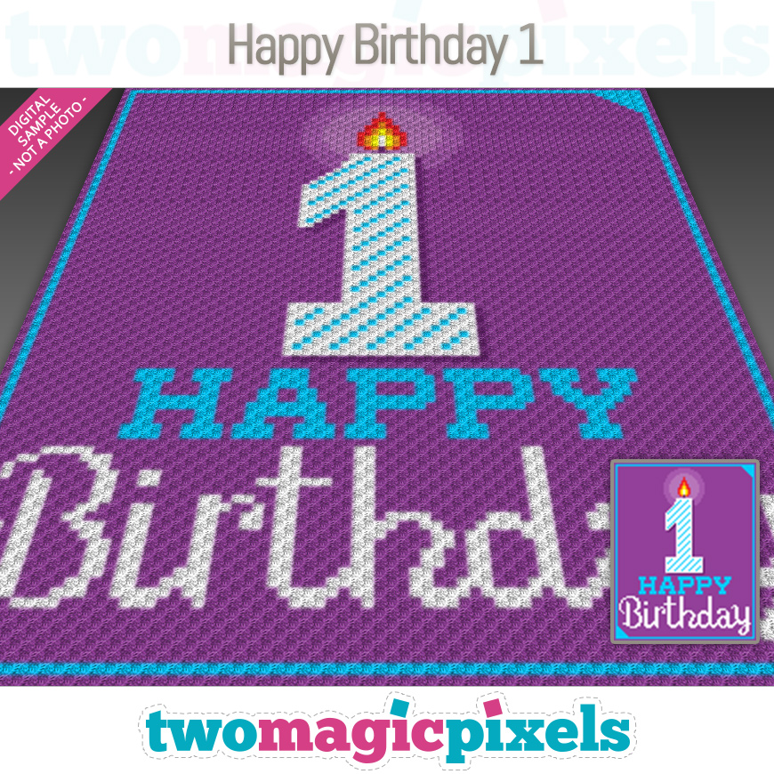 Happy Birthday 1 by Two Magic Pixels