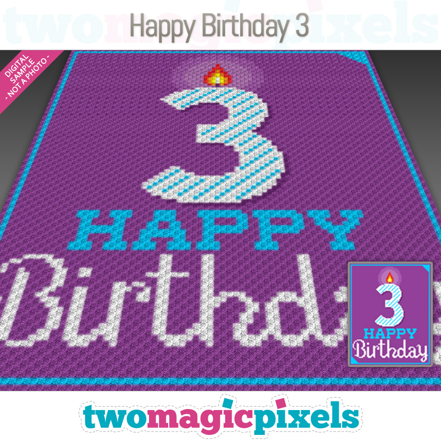 Happy Birthday 3 by Two Magic Pixels
