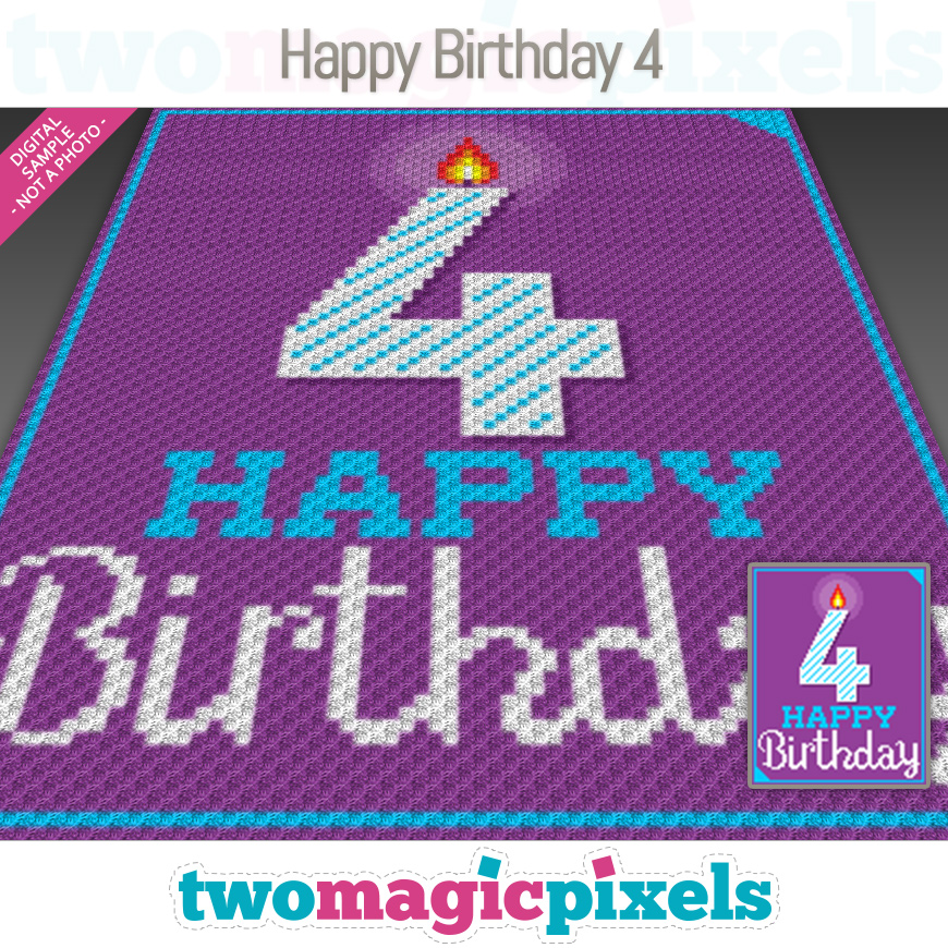Happy Birthday 4 by Two Magic Pixels
