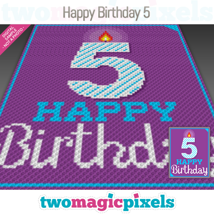 Happy Birthday 5 by Two Magic Pixels