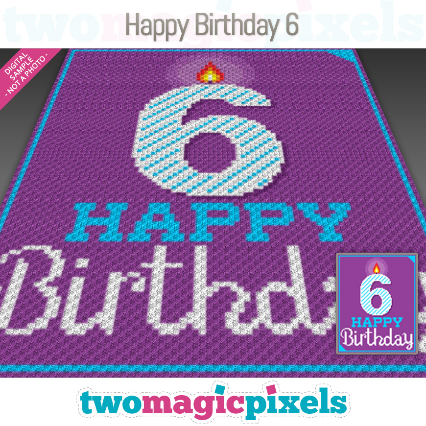 Happy Birthday 6 by Two Magic Pixels