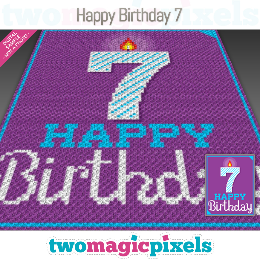 Happy Birthday 7 by Two Magic Pixels