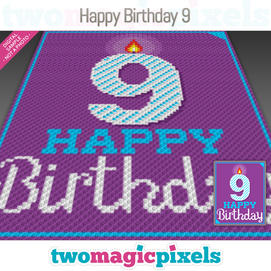 Happy Birthday 9 by Two Magic Pixels