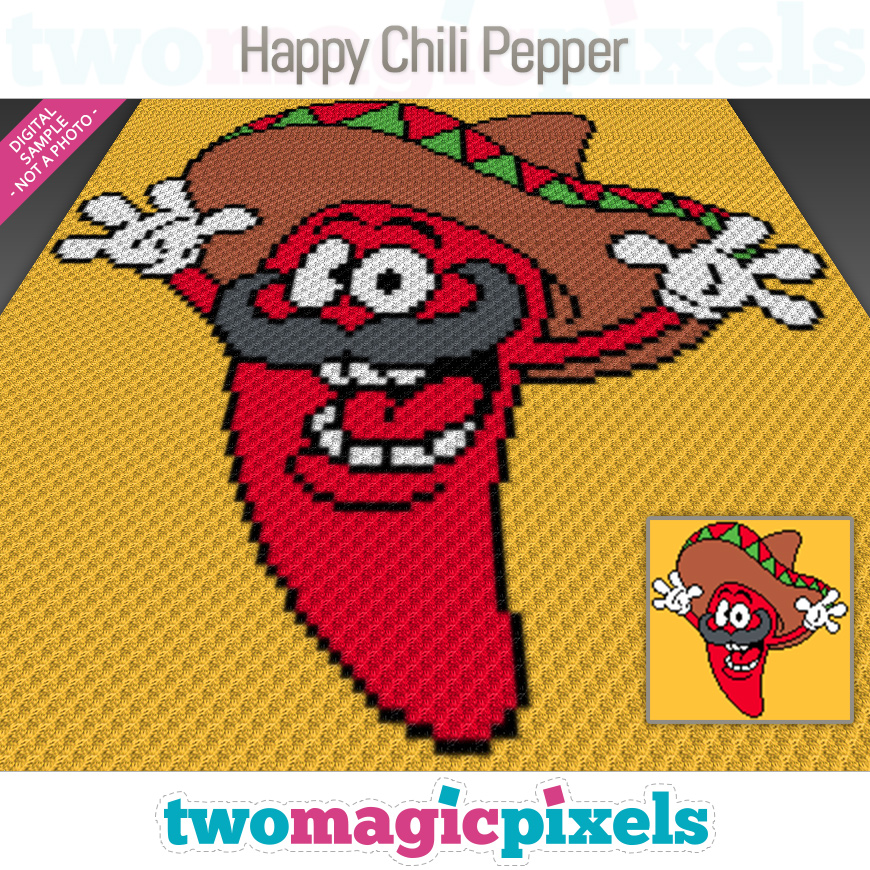 Happy Chili Pepper by Two Magic Pixels
