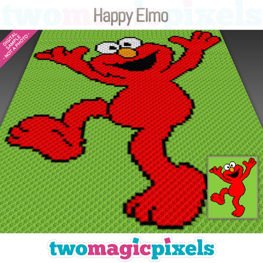 Happy Elmo by Two Magic Pixels