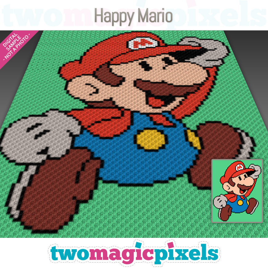Happy Mario by Two Magic Pixels