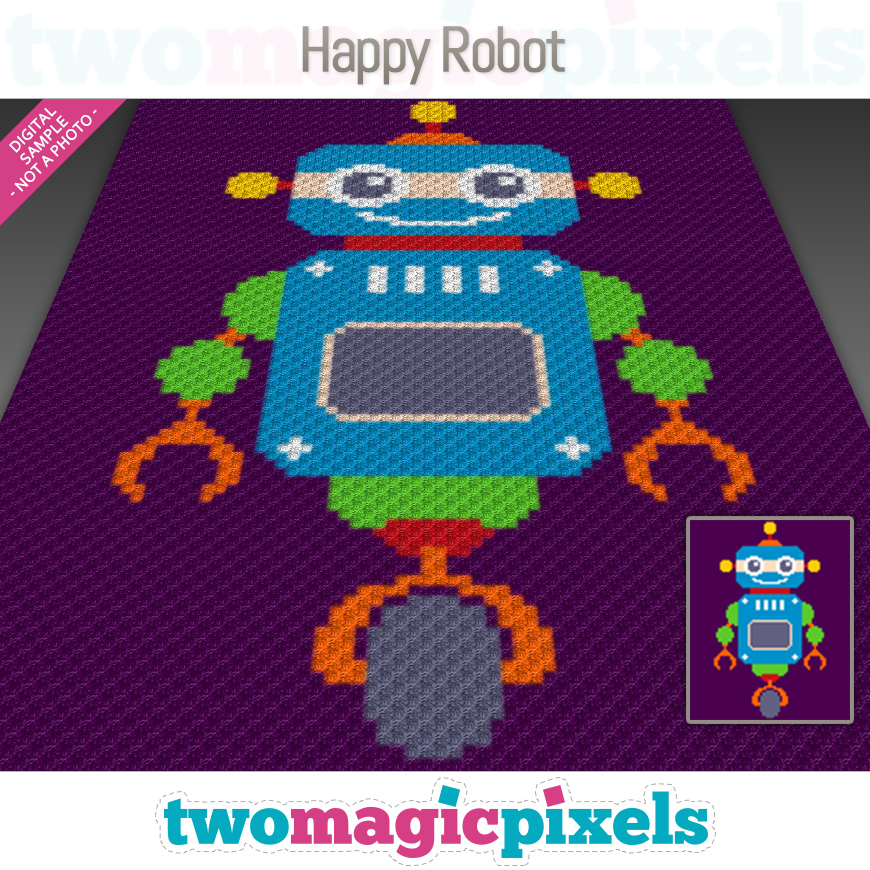 Happy Robot by Two Magic Pixels