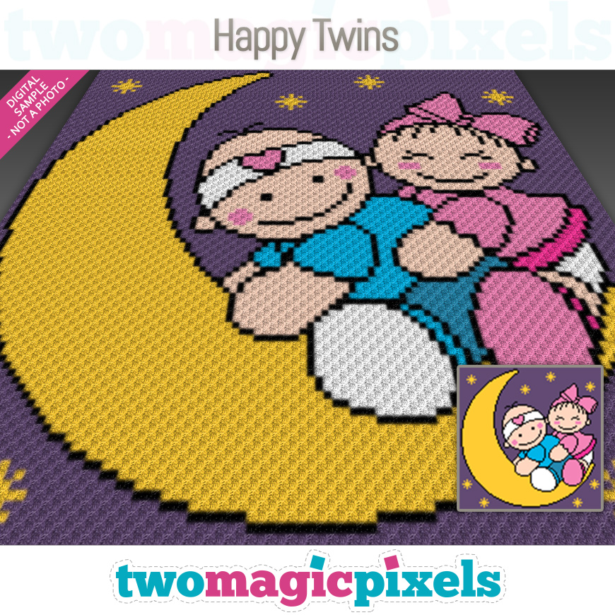 Happy Twins by Two Magic Pixels