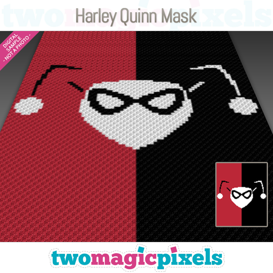 Harley Quinn Mask by Two Magic Pixels