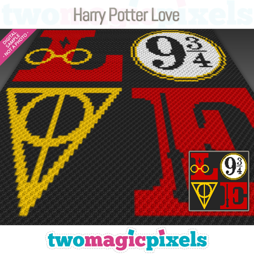 Harry Potter Love by Two Magic Pixels