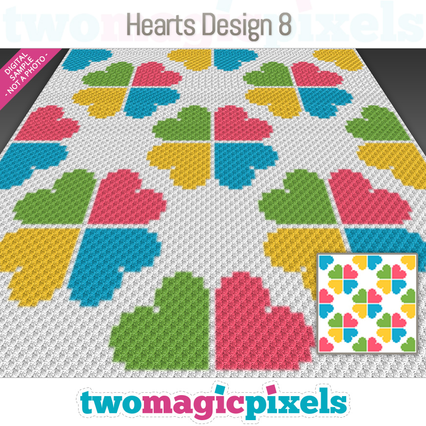 Hearts Design 8 by Two Magic Pixels