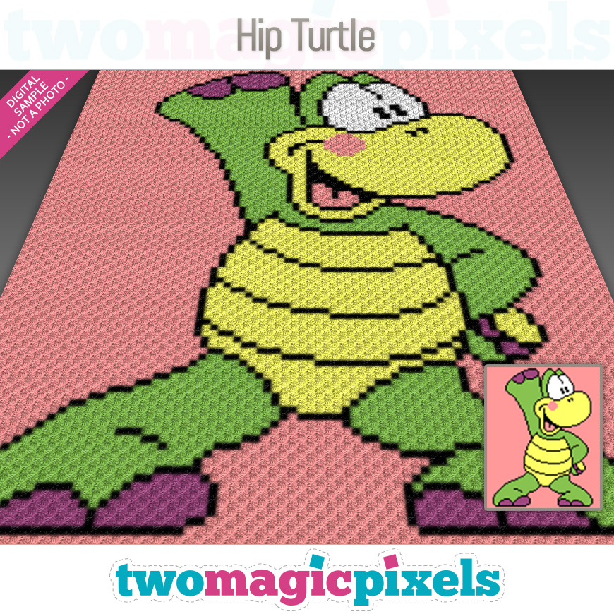 Hip Turtle by Two Magic Pixels