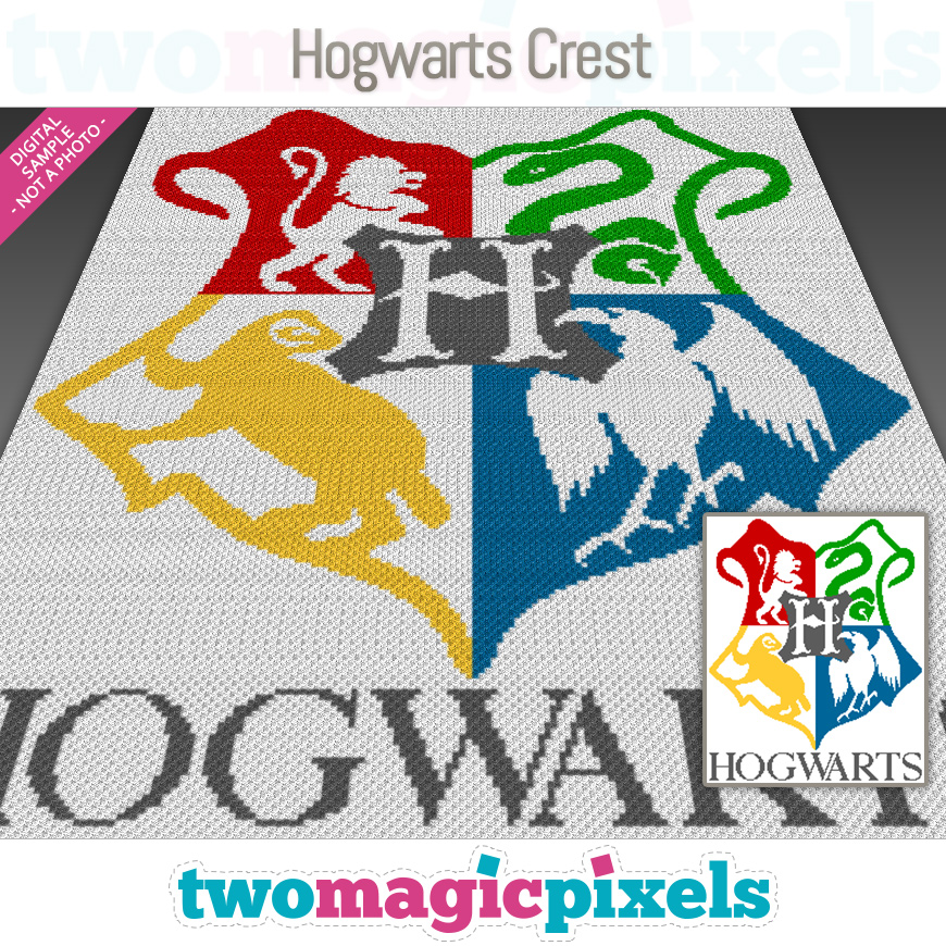 Hogwarts Crest by Two Magic Pixels