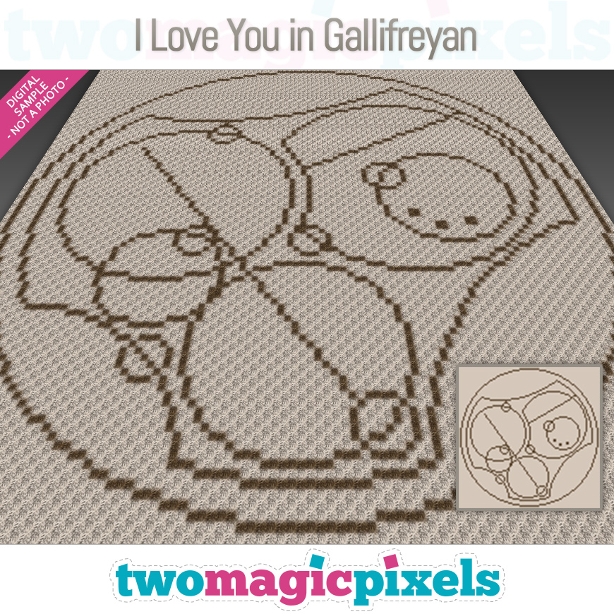 I Love You in Gallifreyan by Two Magic Pixels