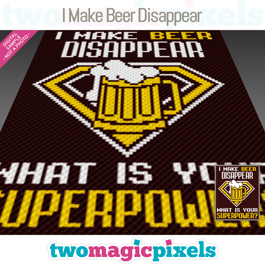 I Make Beer Disappear by Two Magic Pixels
