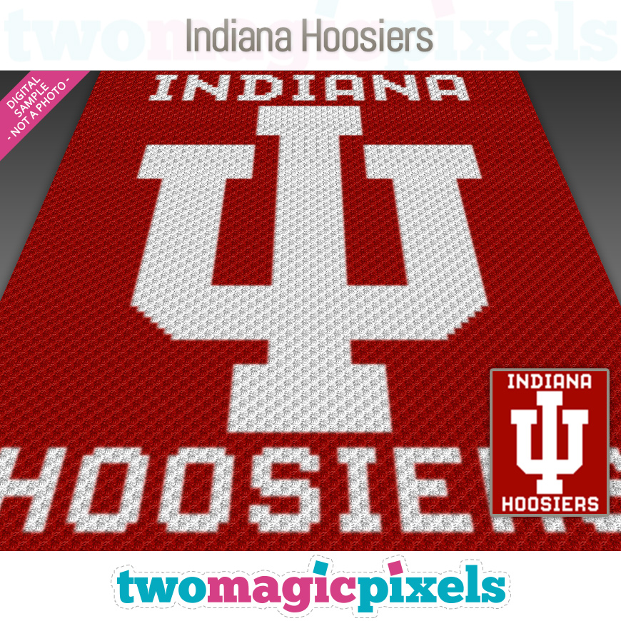 Indiana Hoosiers by Two Magic Pixels