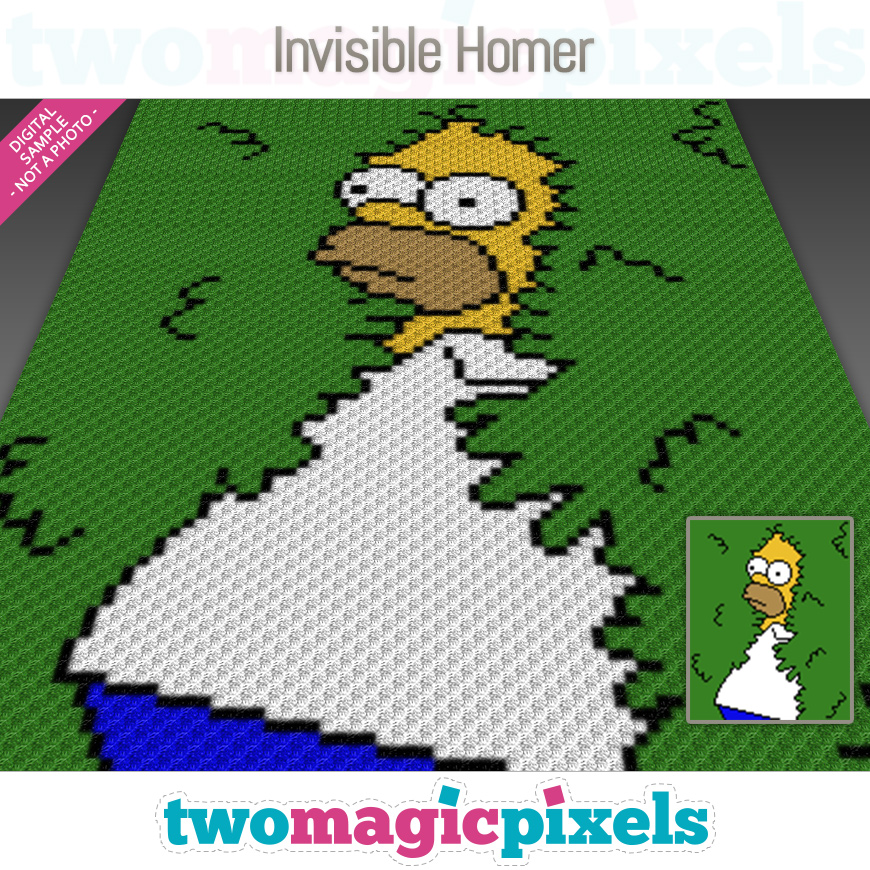 Invisible Homer by Two Magic Pixels