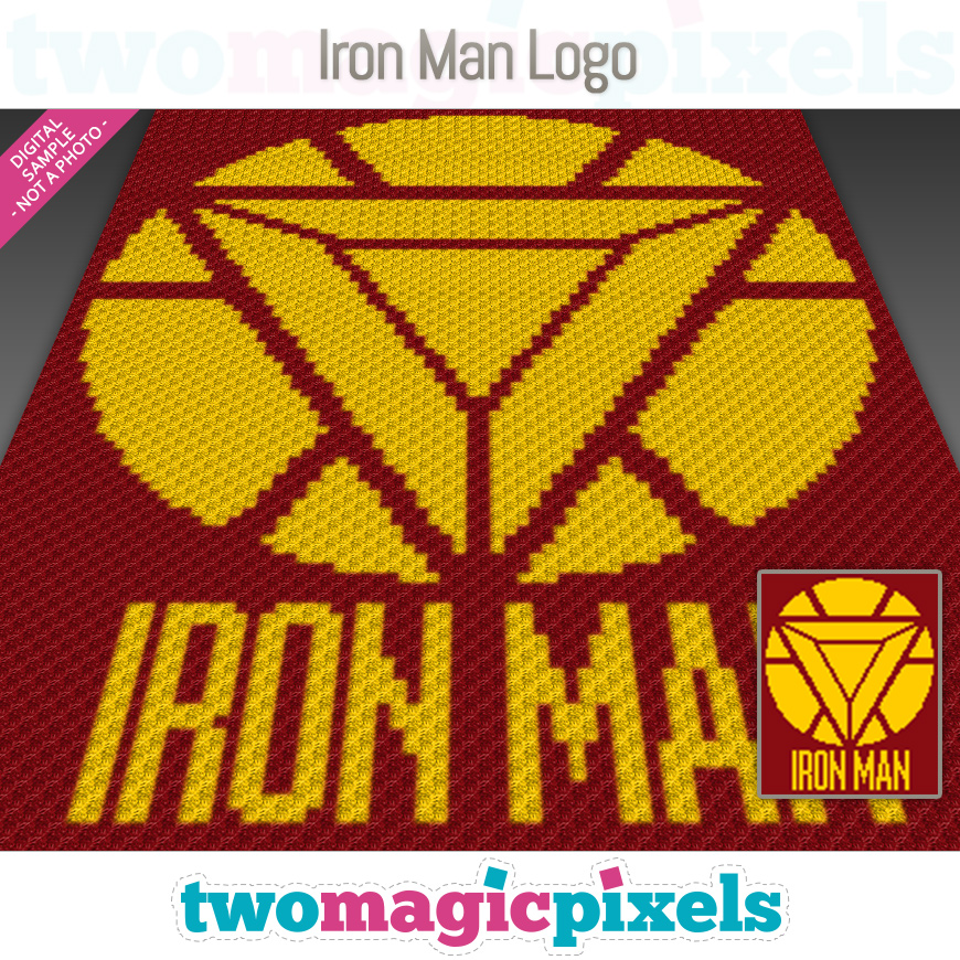 Iron Man Logo by Two Magic Pixels