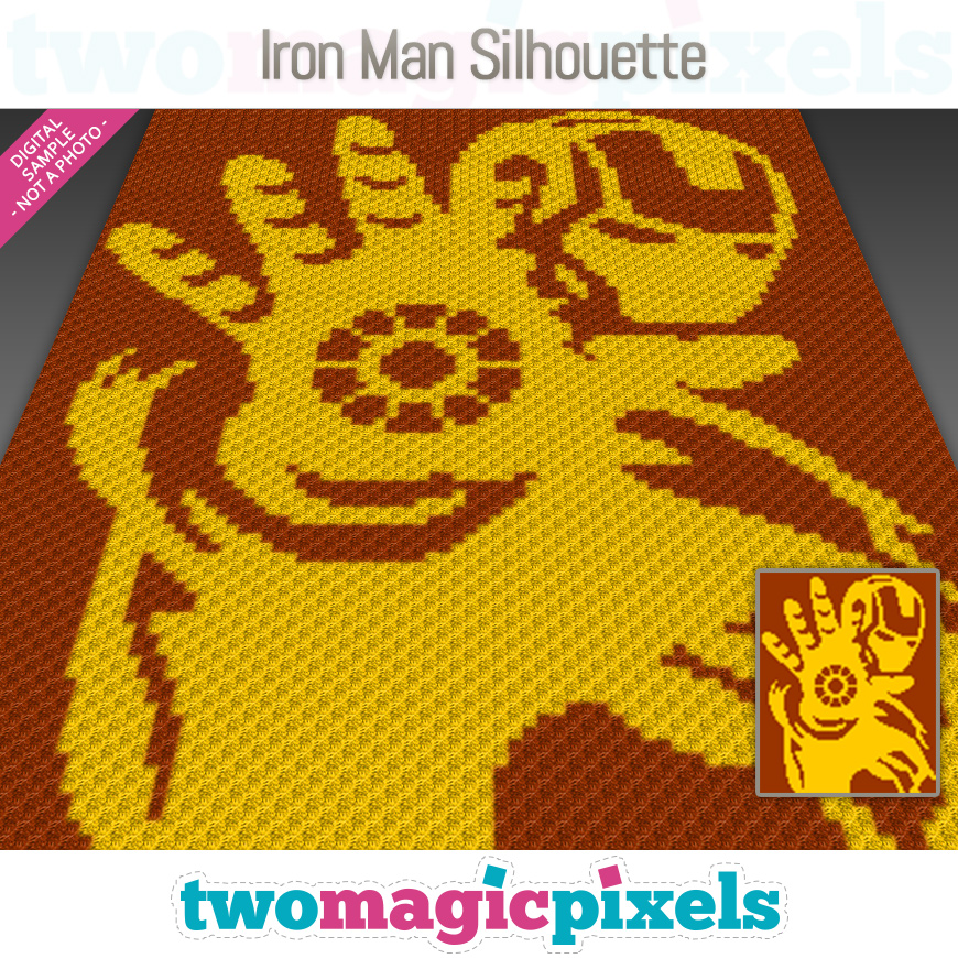 Iron Man Silhouette by Two Magic Pixels