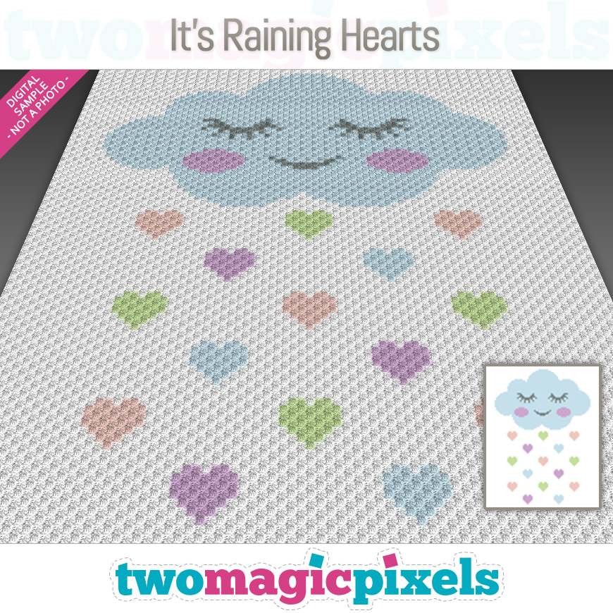 It's Raining Hearts by Two Magic Pixels