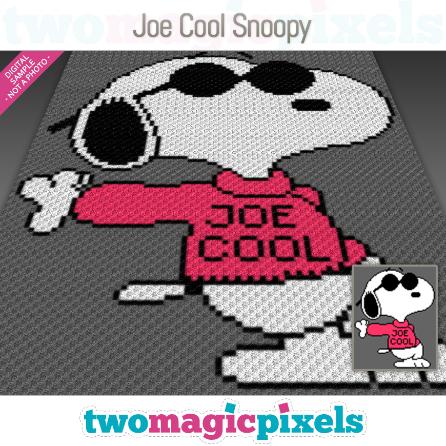 Joe Cool Snoopy by Two Magic Pixels