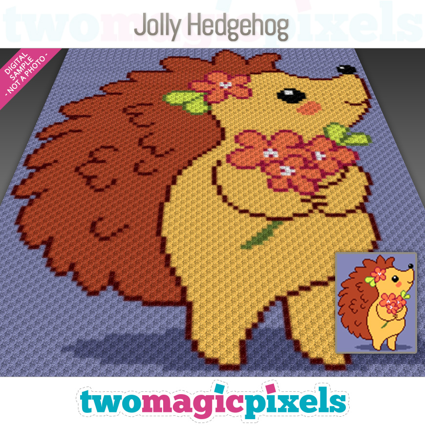 Jolly Hedgehog by Two Magic Pixels
