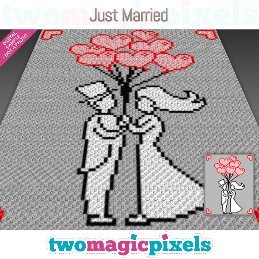 Just Married by Two Magic Pixels