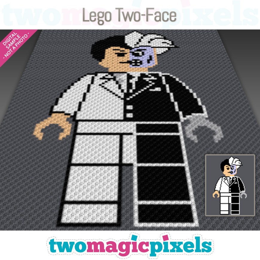 Lego Two-Face by Two Magic Pixels