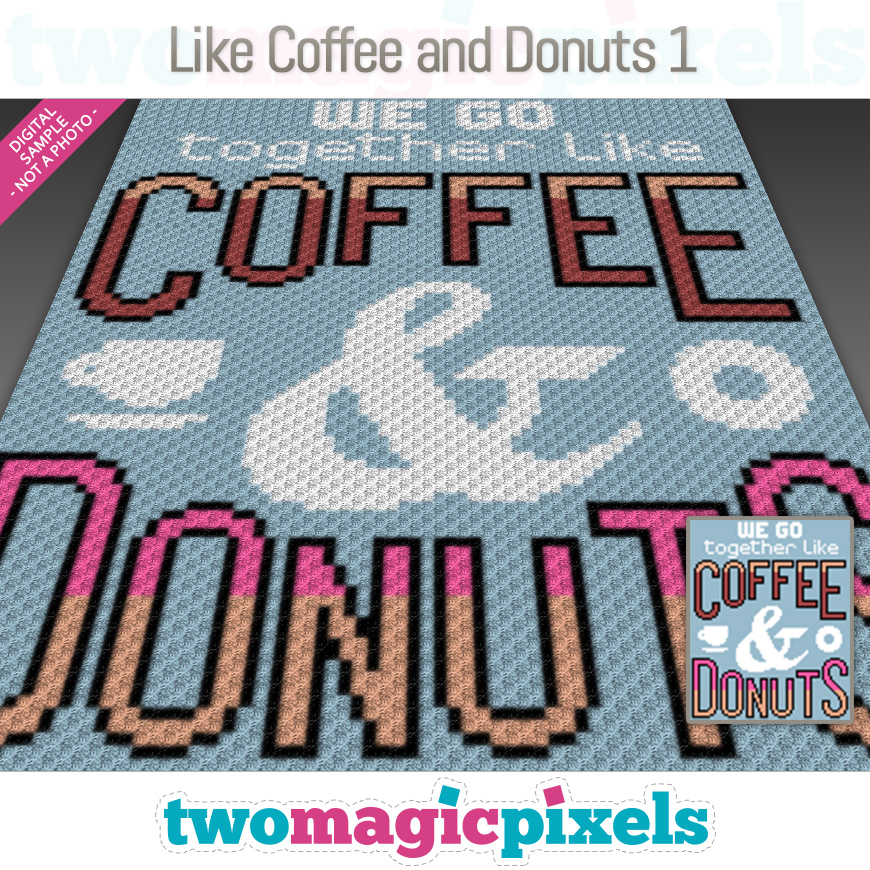 Like Coffee and Donuts 1 by Two Magic Pixels